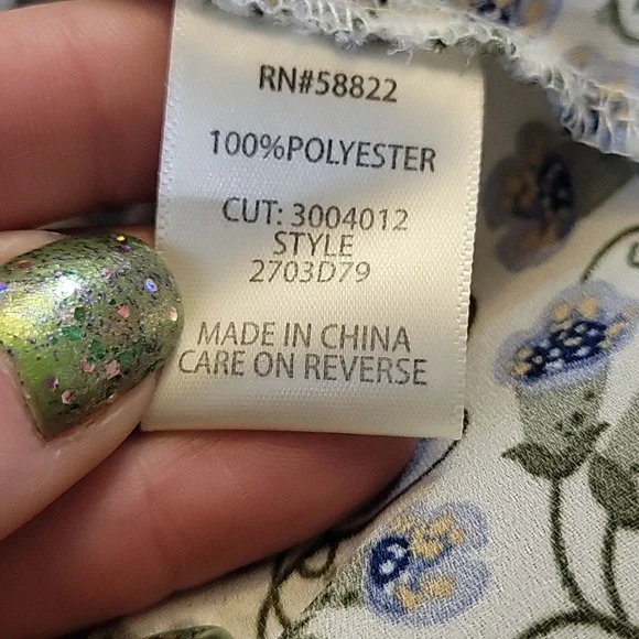 Max Studio Crepe Short Sleeve Faux Wrap Top Lasies Size L - Picture 8 of 9